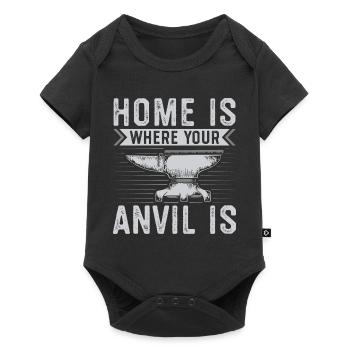 Anvil gift for blacksmith | Blacksmith Farrier - Baby Premium short-sleeve bodysuit - black - Front