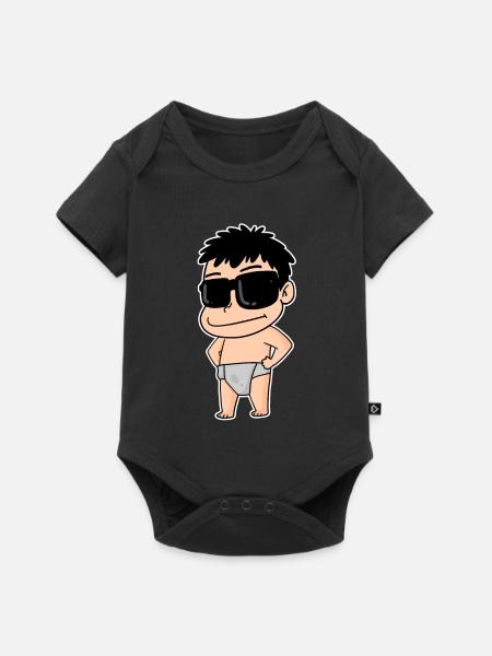 Cool Baby - Baby Premium Kurzarmbody - Schwarz
