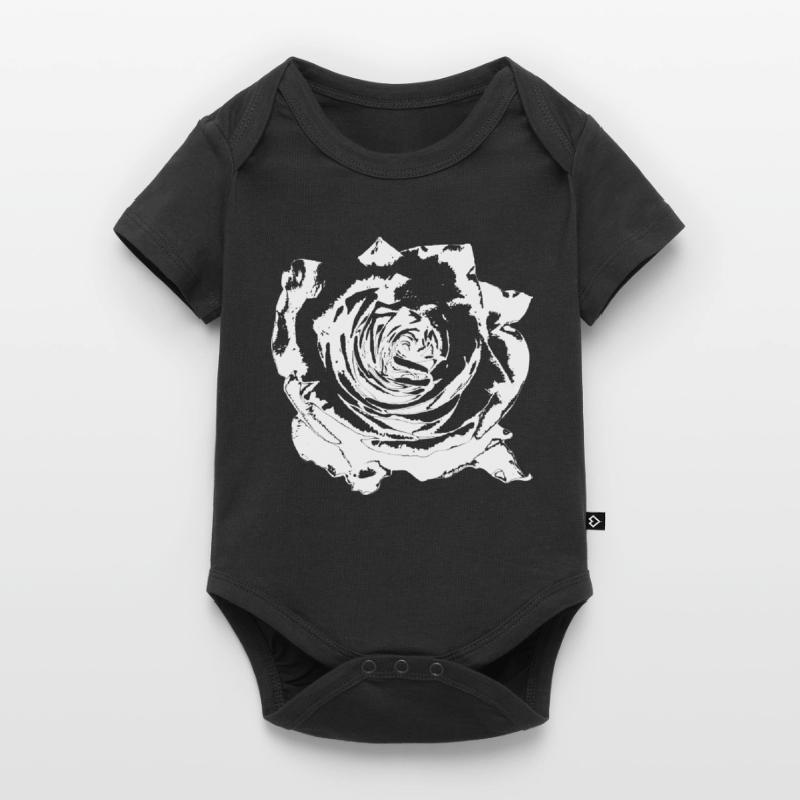 Fleur Blanche Fleurs Blanches Fleurs Blanches Fleurs Blanches Body à manches courtes Premium Bébé