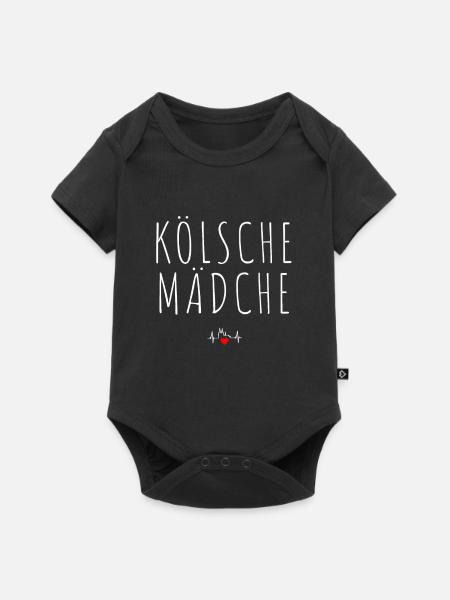 Kölsche Mädche Karneval In Kölle Köln Cologne Girl - Baby Premium Kurzarmbody - Schwarz