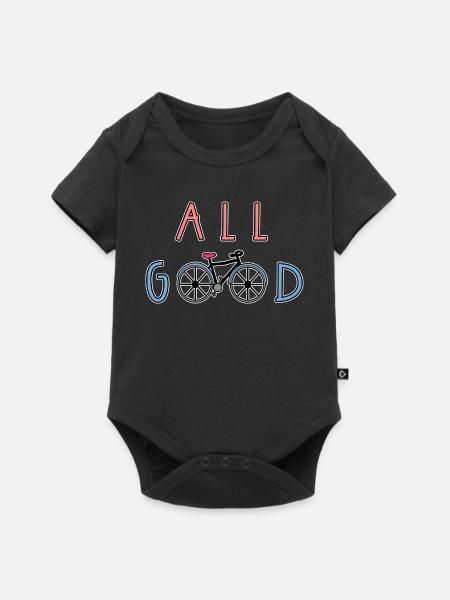 Biker Fahrrad Biker Statement - Baby Premium Kurzarmbody - Schwarz