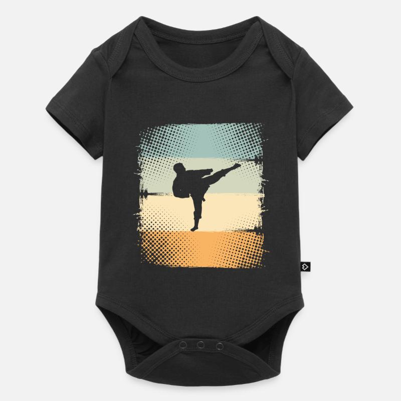 Karaté - Body à manches courtes Premium Bébé - noir