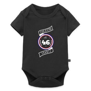 Fier d'être du 46 - Body à manches courtes Premium Bébé - noir - Devant