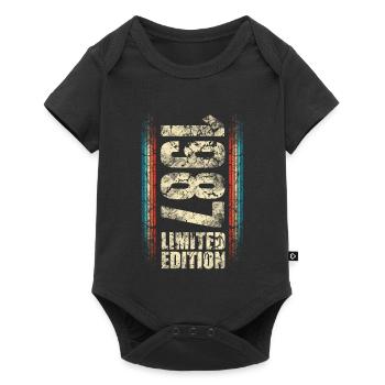 1987 Année de naissance Année de construction Né 1987 Anniversaire - Body à manches courtes Premium Bébé - noir - Devant