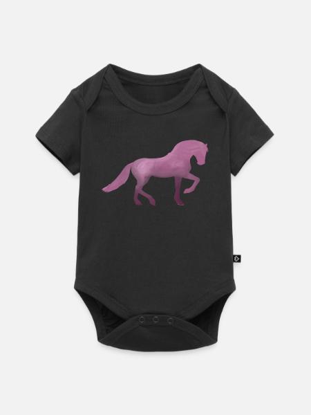 Anmut - Baby Premium Kurzarmbody - Schwarz
