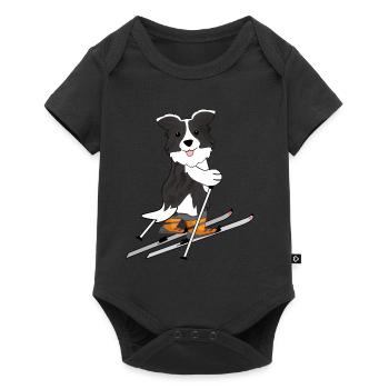 | pour chiens de randonnée à ski Conception de sports d’hiver - Body à manches courtes Premium Bébé - noir - Devant