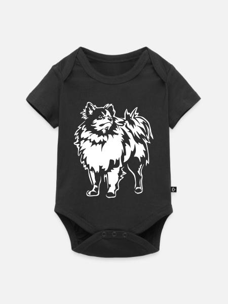 Spitz "Black Edition" - Baby Premium Kurzarmbody - Schwarz
