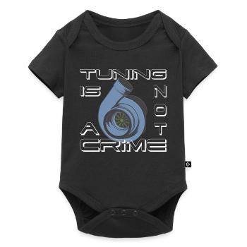 Le réglage du turbocompresseur n’est pas un crime en tant qu’idée cadeau - Body à manches courtes Premium Bébé - noir - Devant