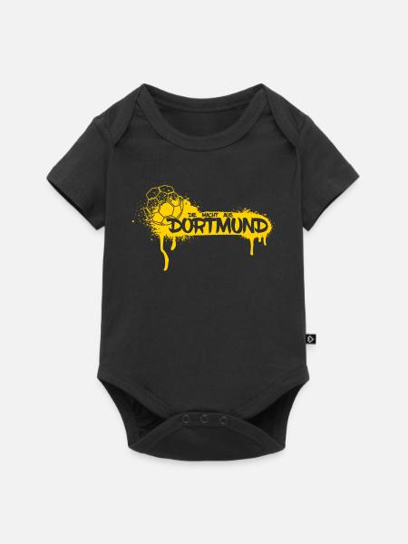 Dortmund Ruhrpott Ball - Baby Premium short-sleeve bodysuit - black