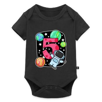 5 anniversaire garçon - 5 ans - J’ai 5 ans - Body à manches courtes Premium Bébé - noir - Devant