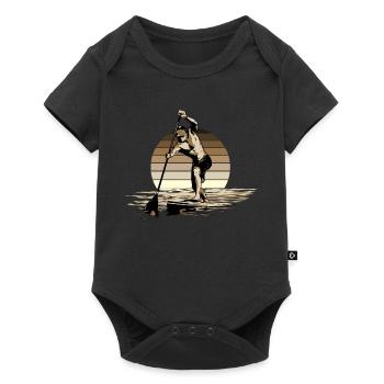 Standup Paddle - SUP - Body à manches courtes Premium Bébé - noir - Devant