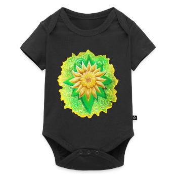 SeelenBlume - Sonja Ariel von Staden - Baby Premium Kurzarmbody - Schwarz - Vorne