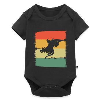 Dragon Dragon - Baby Premium short-sleeve bodysuit - black - Front