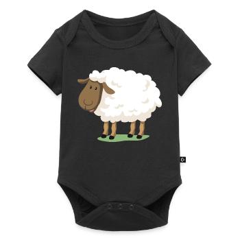 Sheep - Baby Premium short-sleeve bodysuit - black - Front