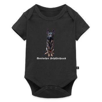 German Shepherd Dog Motif Dog Lovers - Baby Premium short-sleeve bodysuit - black - Front