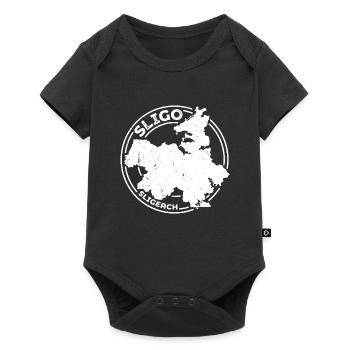 Sligo Ireland Map | County Outline Stamp - Baby Premium short-sleeve bodysuit - black - Front