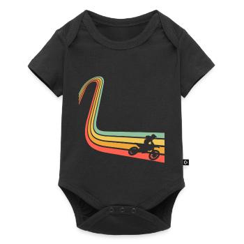 Motocross - Baby Premium short-sleeve bodysuit - black - Front