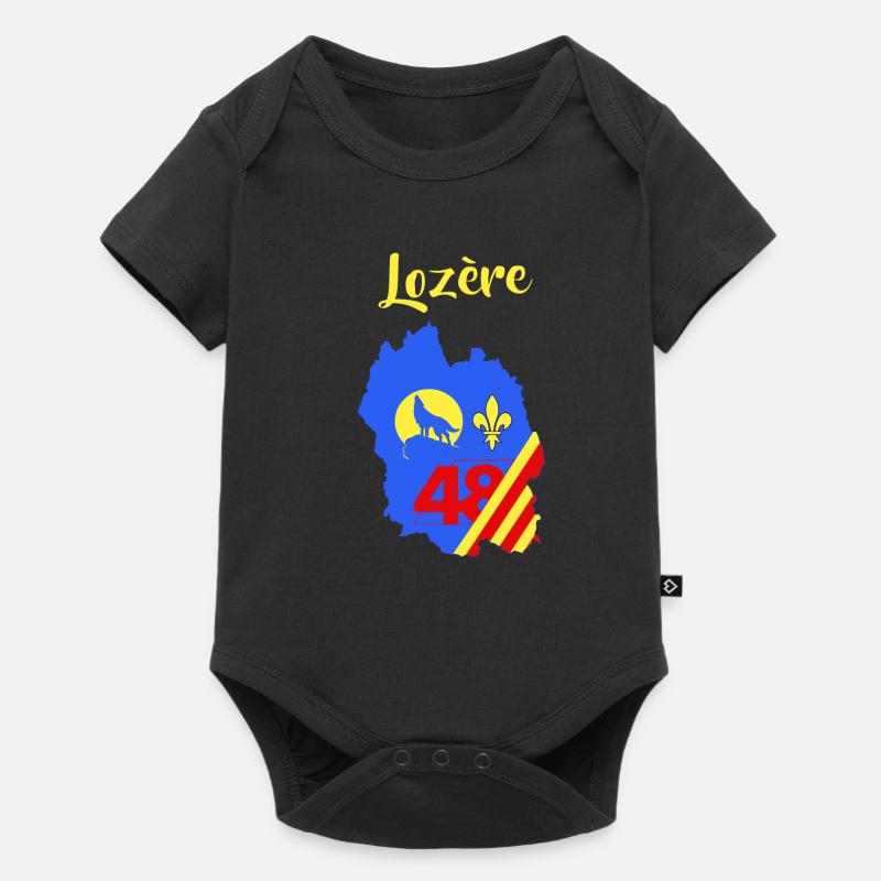 Lozère - Body à manches courtes Premium Bébé - noir