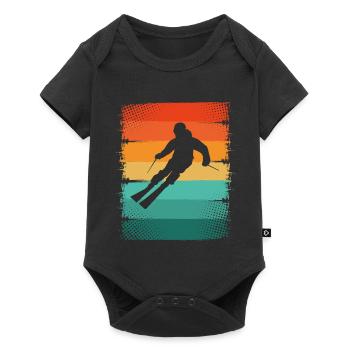 Ski - Body à manches courtes Premium Bébé - noir - Devant