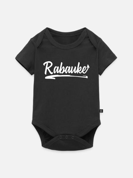 Rabauke - Baby Premium Kurzarmbody - Schwarz
