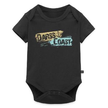 DarssCoast - Original Brand - Baby Premium Kurzarmbody - Schwarz - Vorne