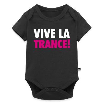 Vive La Trance! (rose) - Body à manches courtes Premium Bébé - noir - Devant