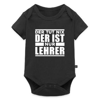 Lehrer - Baby Premium Kurzarmbody - Schwarz - Vorne
