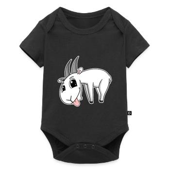 Goat Goat Buck - Baby Premium short-sleeve bodysuit - black - Front