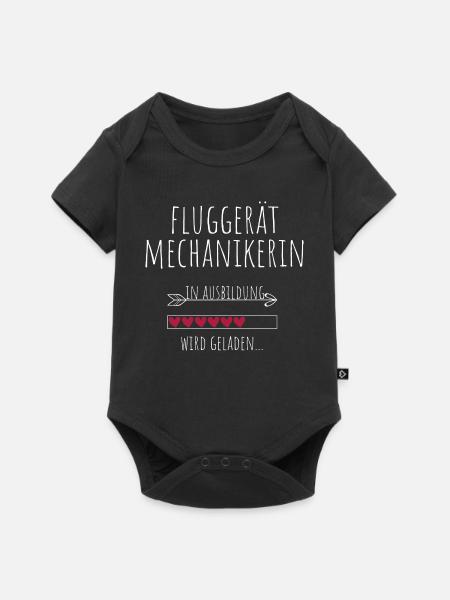 Fluggerätmechanikerin in Ausbildung Geschenk - Baby Premium Kurzarmbody - Schwarz