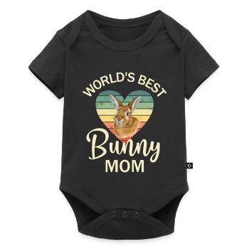 Rabbit Rabbit - Baby Premium short-sleeve bodysuit - black - Front