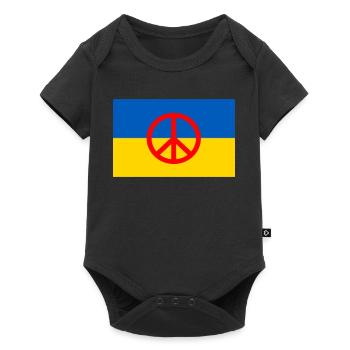 Ukraine - Body à manches courtes Premium Bébé - noir - Devant