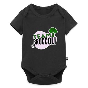 Team Broccoli - Baby Premium short-sleeve bodysuit - black - Front