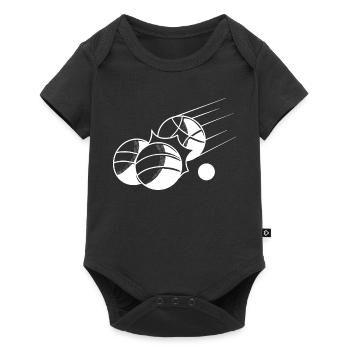 Boules de boule pour Bouler Boules Boulekugel - Body à manches courtes Premium Bébé - noir - Devant