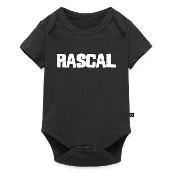 Rascál Bold Vintage Logo Design - Baby Premium short-sleeve bodysuit - black - Front