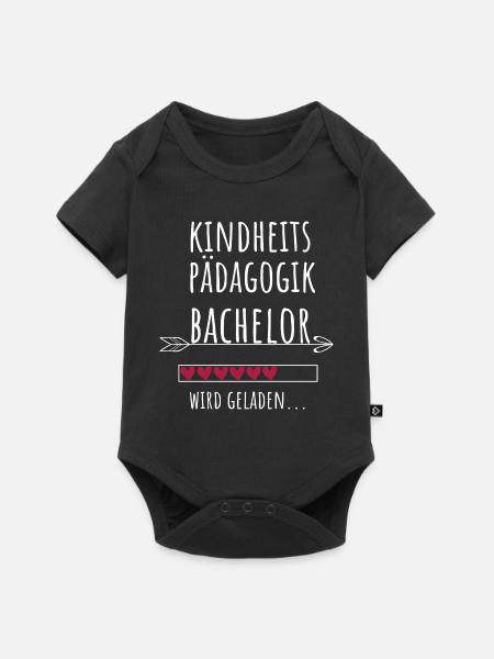 Kindheitspädagogik Bachelor Studium Geschenk - Baby Premium Kurzarmbody - Schwarz
