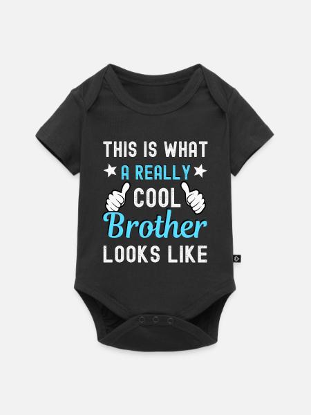 Bruder - Baby Premium Kurzarmbody - Schwarz