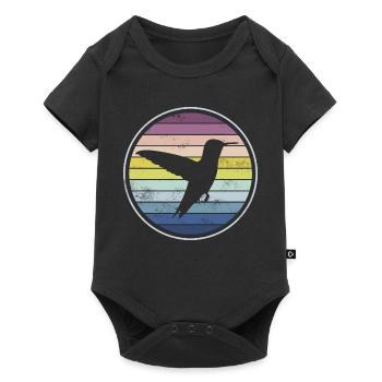 Hummingbird - Baby Premium short-sleeve bodysuit - black - Front