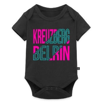 Kreuzberg Berlin Design - Baby Premium Kurzarmbody - Schwarz - Vorne
