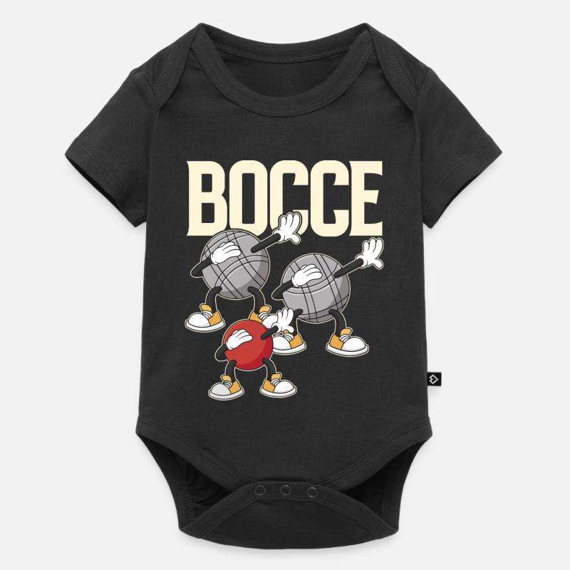 Dabbing Bocce Ball avec Jack Bocci Dab Game Bocce - Body à manches courtes Premium Bébé - noir