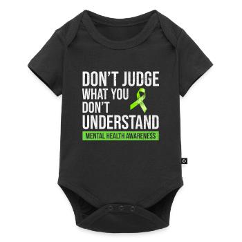 Mental Health Awareness - Baby Premium short-sleeve bodysuit - black - Front