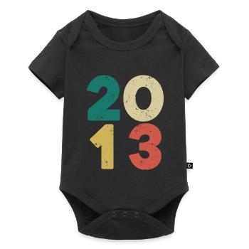 2013 - Vintage 2013 Retro Vintage - Baby Premium short-sleeve bodysuit - black - Front