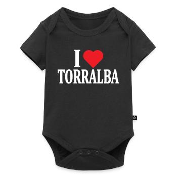t-shirt Io amo Torralba t-shirt Sardegna - Baby Premium short-sleeve bodysuit - black - Front