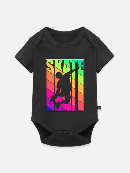 Skateboarding - Skaten - Baby Premium Kurzarmbody - Schwarz