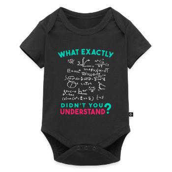 Physique Math Formule Blague - Body à manches courtes Premium Bébé - noir - Devant