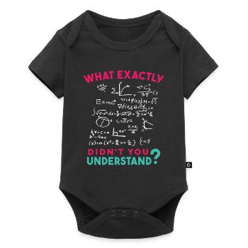 Physique Math Formule Blague - Body à manches courtes Premium Bébé - noir - Devant