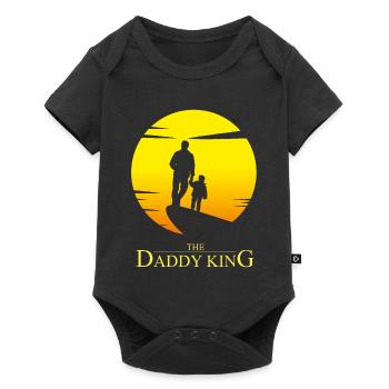 The Daddy King - Daddy Parody Humor - Baby Premium short-sleeve bodysuit - black - Front