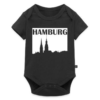 Hamburg - Baby Premium short-sleeve bodysuit - black - Front