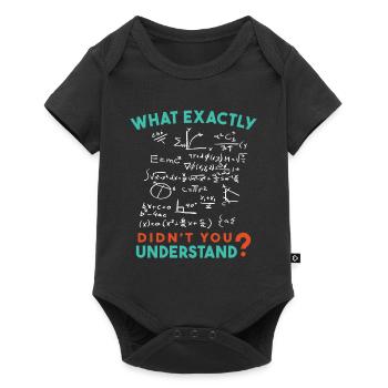 Physique Math Formule Blague - Body à manches courtes Premium Bébé - noir - Devant