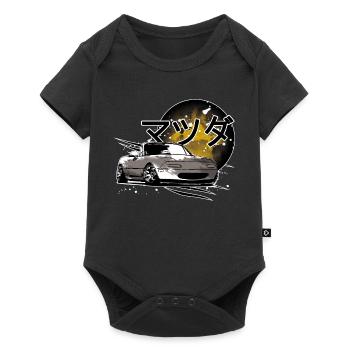 Japanese car Miata Mx5 - Baby Premium short-sleeve bodysuit - black - Front