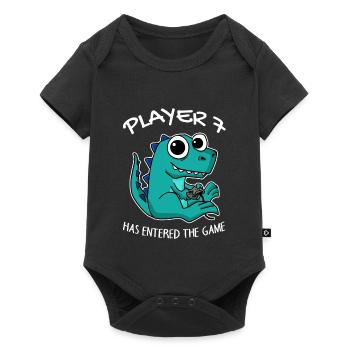 Le joueur 7 est entré dans le jeu Baby - Body à manches courtes Premium Bébé - noir - Devant